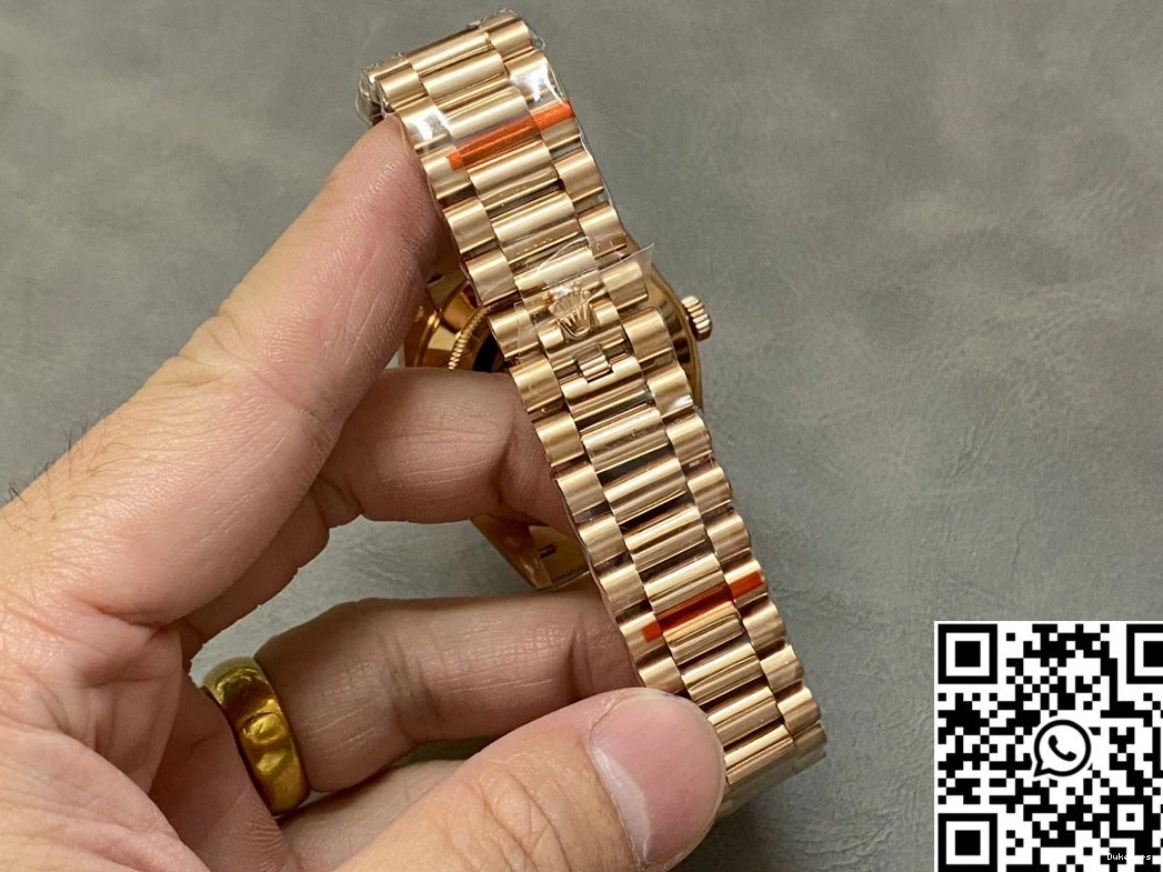 Dial Black M228235-0045 Diamond Factory Day Rolex Gold v5 Rose Date QF Hourmarker Steel Tungsten 0216